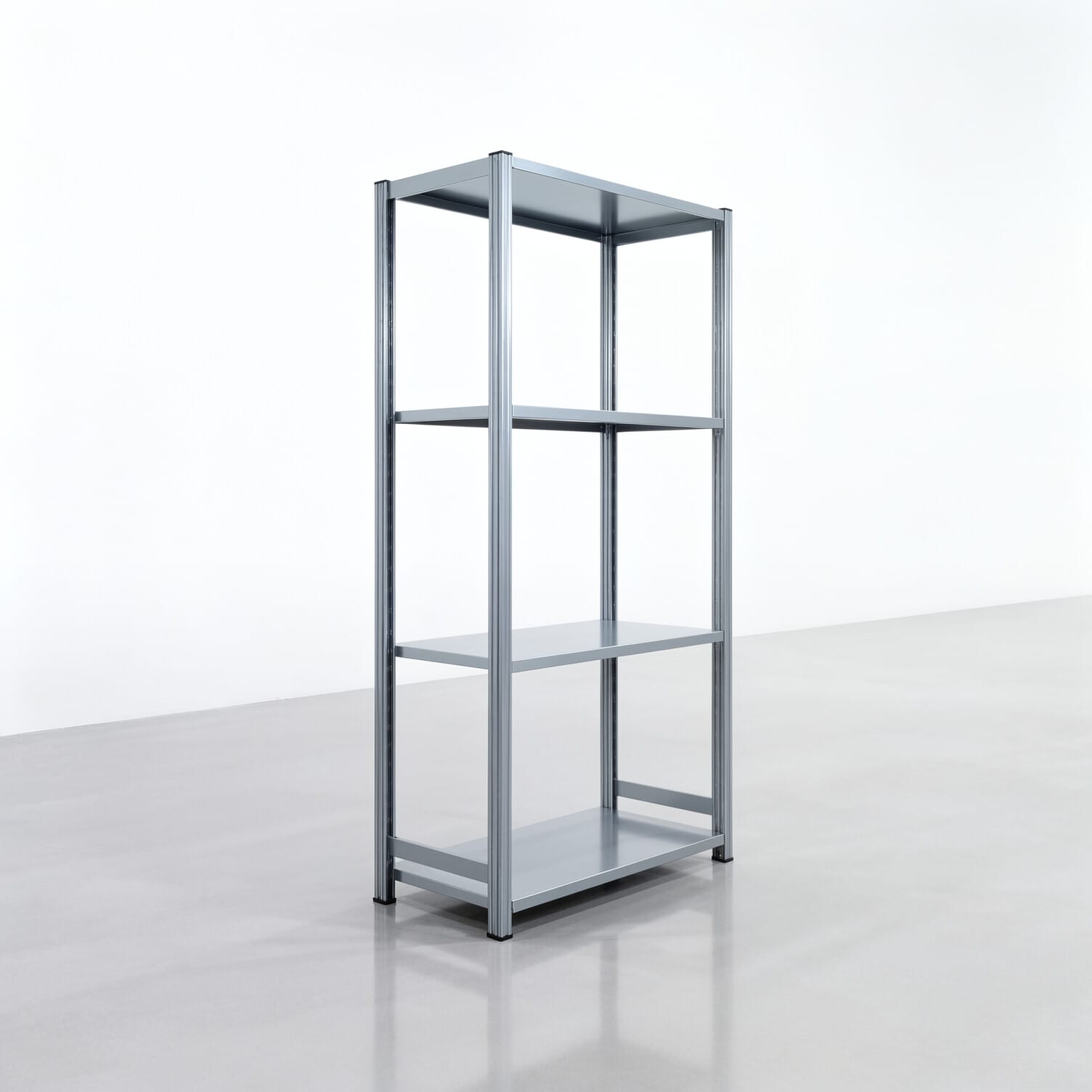 Fachbodenregal FBX 4000, H: 2.000 mm, B: 1.029 mm mm, T: 500 mm, Ebenen: 4