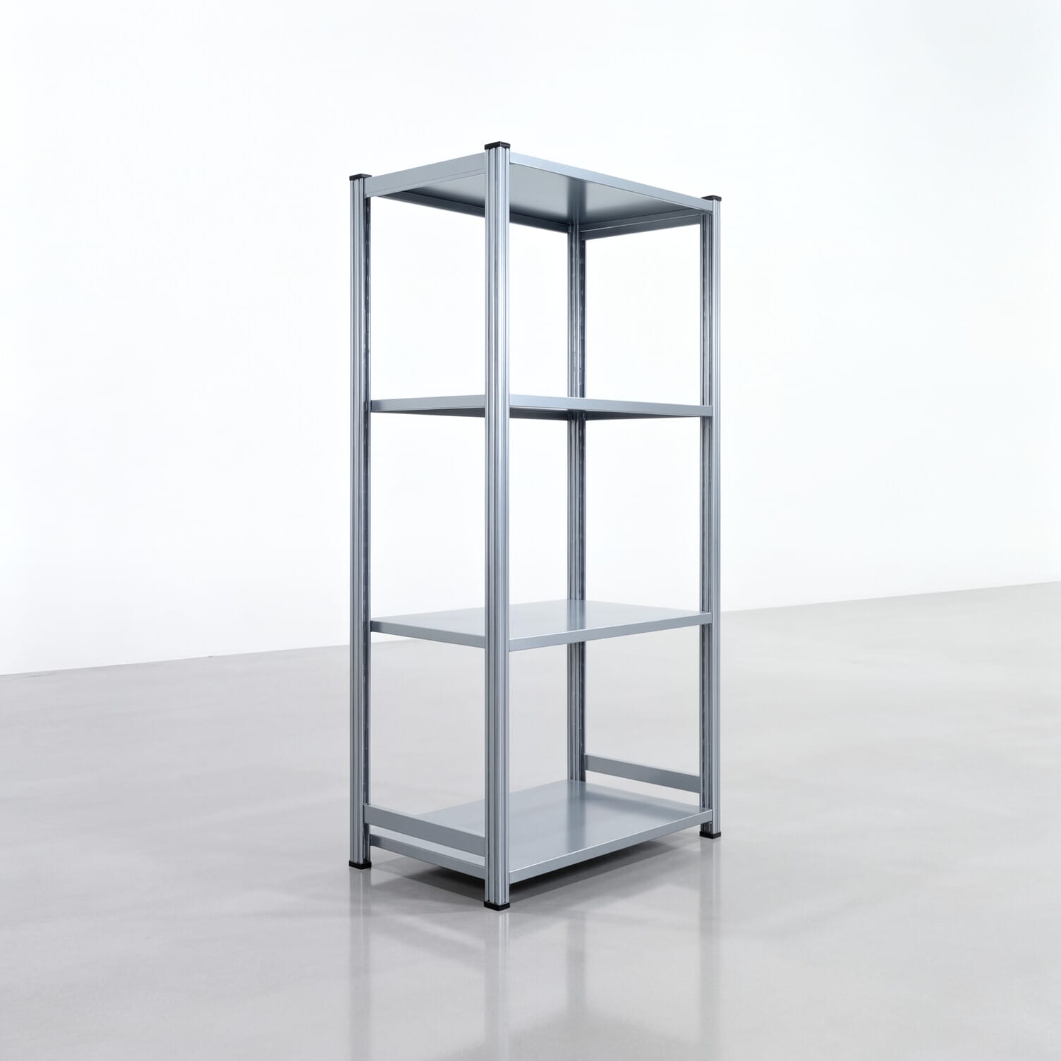 Fachbodenregal FBX 4000, H: 2.000 mm, B: 1.029 mm mm, T: 600 mm, Ebenen: 4