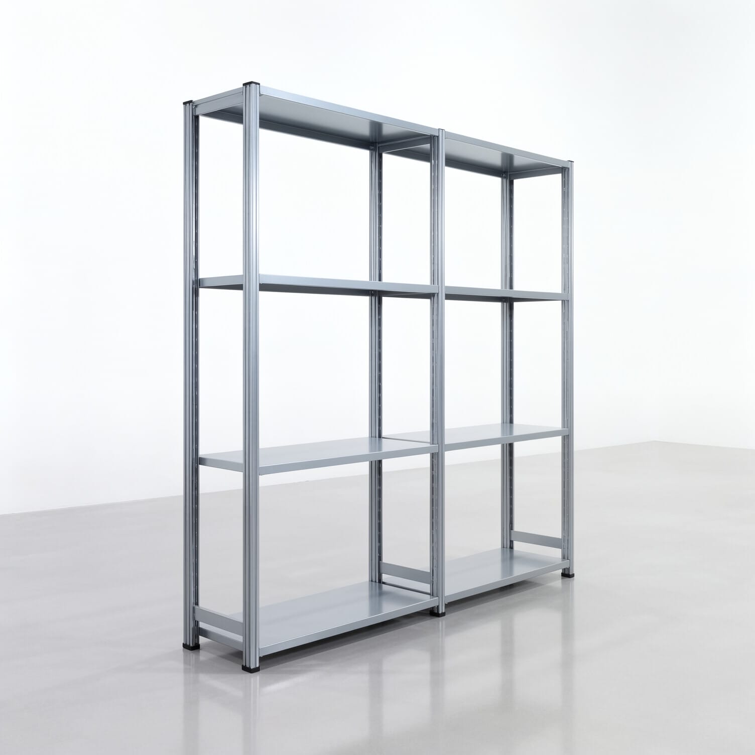 Fachbodenregal FBX 4000, H: 2.000 mm, B: 2.026 mm mm, T: 400 mm, Ebenen: 4