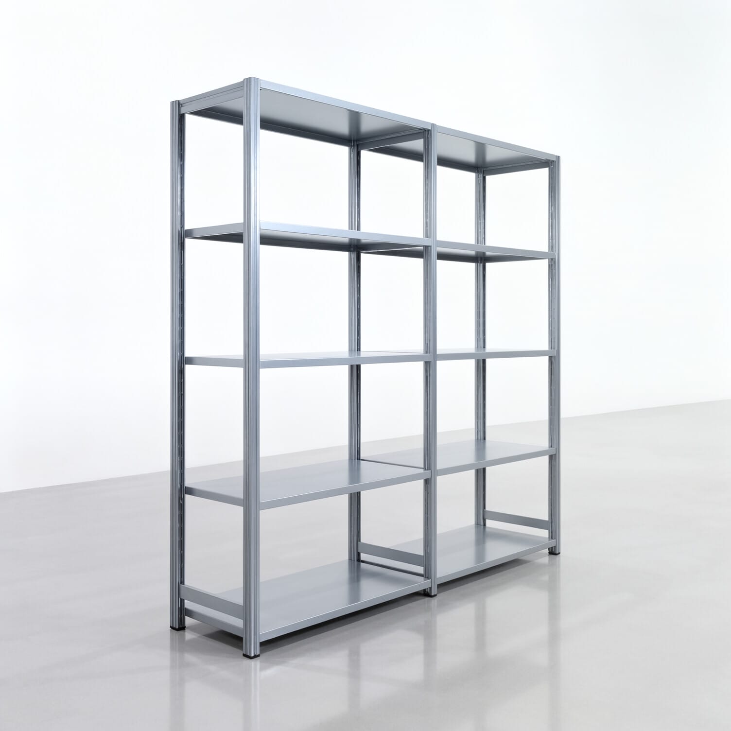 Fachbodenregal FBX 4000, H: 2.000 mm, B: 2.026 mm mm, T: 500 mm, Ebenen: 5