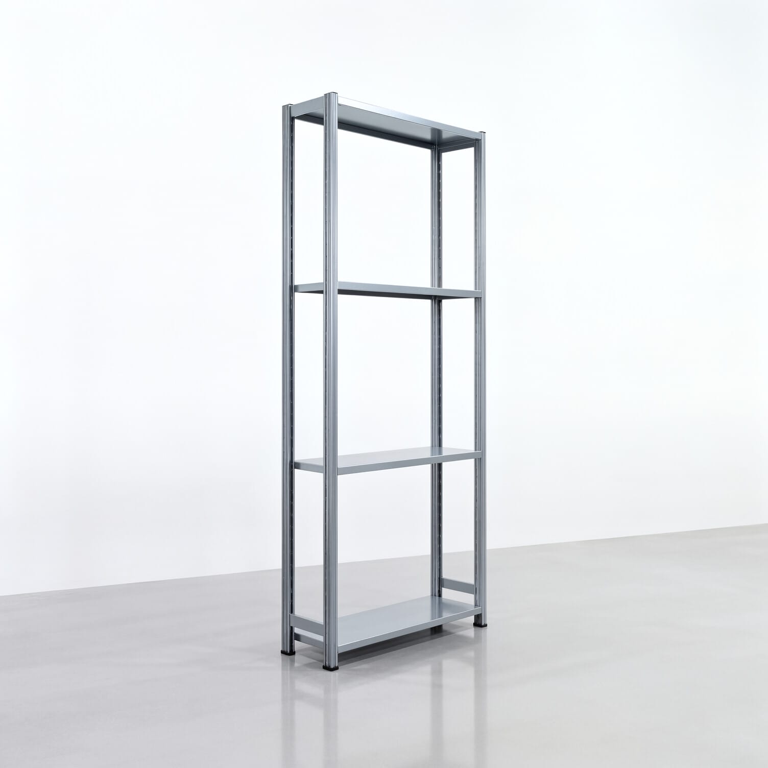 Fachbodenregal FBX 4000, H: 2.250 mm, B: 1.029 mm mm, T: 300 mm, Ebenen: 4